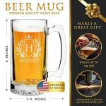 Custom Engraved 16 oz Beer Mug
