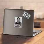 Elvis Presley Mugshot Coffee Mug and Stickers