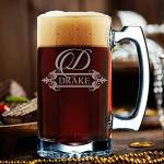 Custom Engraved 16 oz Beer Mug