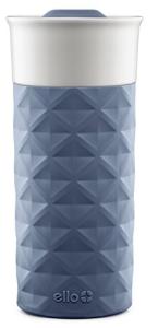 Ello Ogden 16 oz Ceramic Travel Mug, Blue
