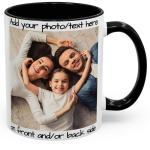 Personalized Ceramic Mug with C-Shaped Handle