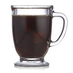 Libbey Kona 6-Piece Clear Coffee Mug Set
