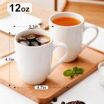 Large Ceramic Coffee Mugs Set of 2, 12 OZ