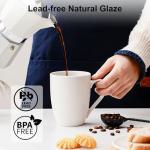 Large Ceramic Coffee Mugs Set of 2, 12 OZ