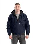 Heritage Duck Hooded Work Jacket, Navy