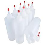 16oz Refillable Plastic Squeeze Bottles - Pack of 10
