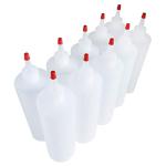 16oz Refillable Plastic Squeeze Bottles - Pack of 10
