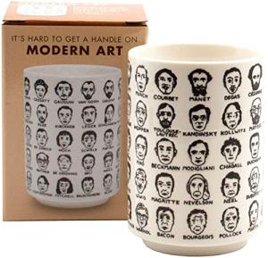 Modern Art Porcelain Tea Cup - 65 Artists