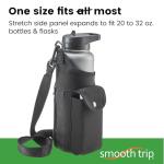 AquaPockets Insulated Water Bottle Sling with Pouch