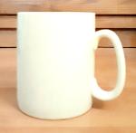30 OZ Jumbo White Ceramic Mug for DIY