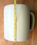30 OZ Jumbo White Ceramic Mug for DIY