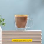 JoyJolt Double Wall Insulated Espresso Mugs - Set of 2