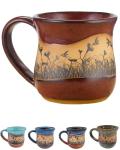 Hummingbirdscape Ceramic Coffee Mug - 14oz