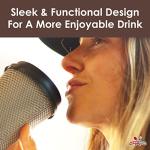 Anti-Spill Black Dome Lids for Coffee Cups