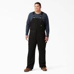Dickies Insulated Black Bib Overalls for Men