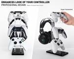 Universal Gaming Controller and Headset Stand (Black)