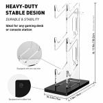 Universal Gaming Controller and Headset Stand (Black)