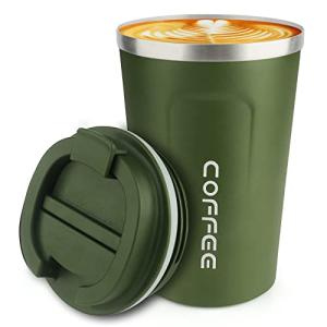 Green Stainless Steel Insulated Coffee Travel Mug