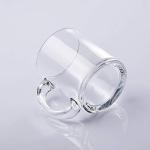 Clear Glass Coffee Mugs, 12 oz - Set of 12