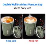 Green Stainless Steel Insulated Coffee Travel Mug