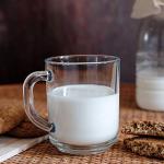 Clear Glass Coffee Mugs, 12 oz - Set of 12