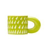Cute Colorful Coffee Mug with Big Handle 11oz