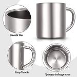 4-Pack Stainless Steel Coffee Mugs for Camping