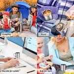 4-Pack Stainless Steel Coffee Mugs for Camping