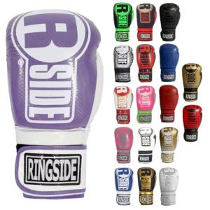 Ringside Apex Purple & White Boxing Gloves