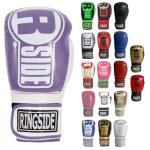 Ringside Apex Purple & White Boxing Gloves