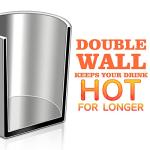 Stainless Steel Insulated Camping Mugs - 2 Pack