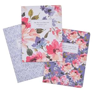 Inspirational Floral Scripture Notebooks Set for Women
