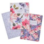 Inspirational Floral Scripture Notebooks Set for Women