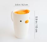 Duck Coffee Mug with Lid – 20 oz Travel Cup