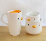 Duck Coffee Mug with Lid – 20 oz Travel Cup