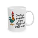 Funny Cluck It Mug - Perfect Farm Animal Gift