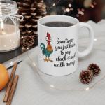 Funny Cluck It Mug - Perfect Farm Animal Gift