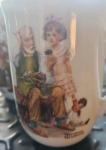 Norman Rockwell Vintage 1982 Coffee Mugs Set