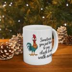 Funny Cluck It Mug - Perfect Farm Animal Gift