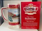 Budweiser 46th Anniversary Holiday Stein Mug