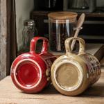 24oz Handmade Ceramic Coffee Mug with Big Handle