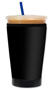 Deluxe Iced Coffee Mug Insulator Sleeve - Black