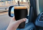 Deluxe Iced Coffee Mug Insulator Sleeve - Black