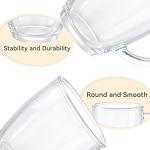 Set of 6 Premium Glass Coffee Mugs