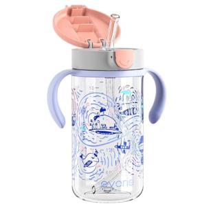 Evorie Spill Proof Straw Cup for Toddlers