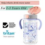 Evorie Spill Proof Straw Cup for Toddlers