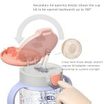 Evorie Spill Proof Straw Cup for Toddlers