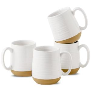 Hasense Set of 4 Ceramic Coffee Mugs