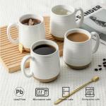 Hasense Set of 4 Ceramic Coffee Mugs