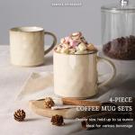 HaWare Set of 4 Stoneware Coffee Mugs